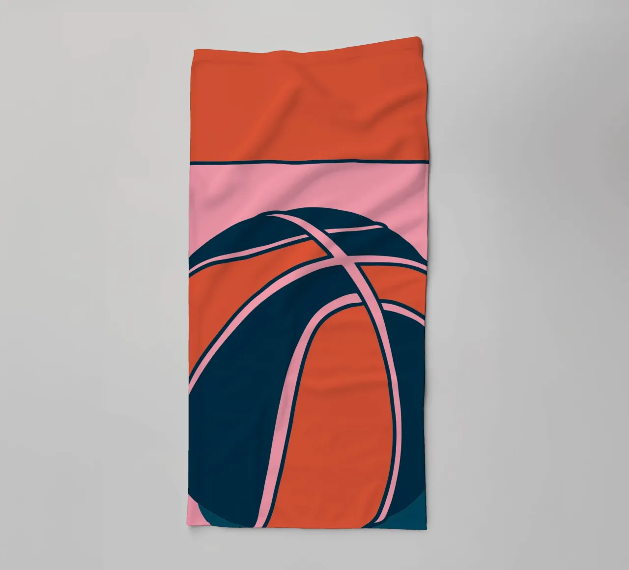 Basket rosa asciugamano da bagno da SPORTS ONLY