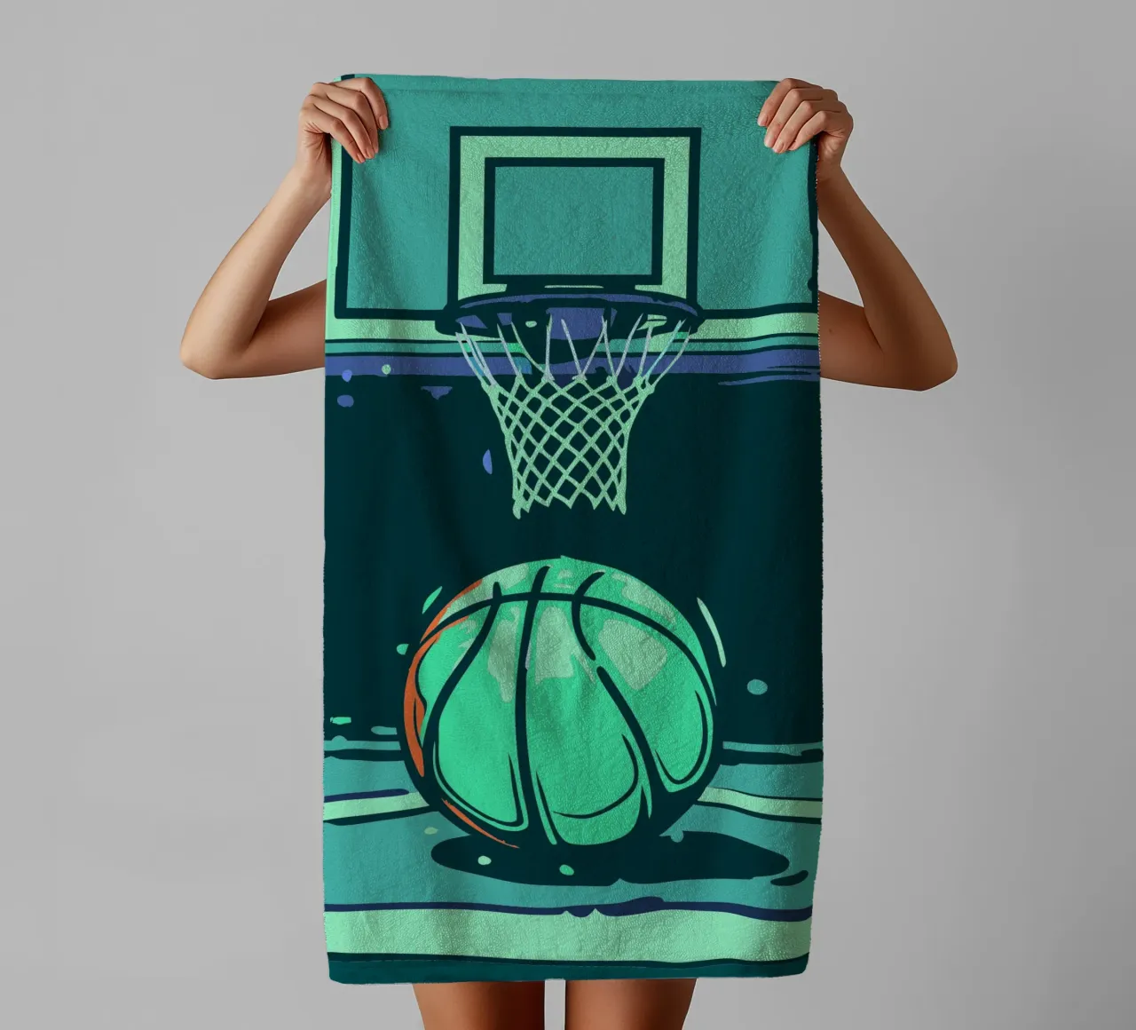 Pallacanestro asciugamano da bagno da SPORTS ONLY