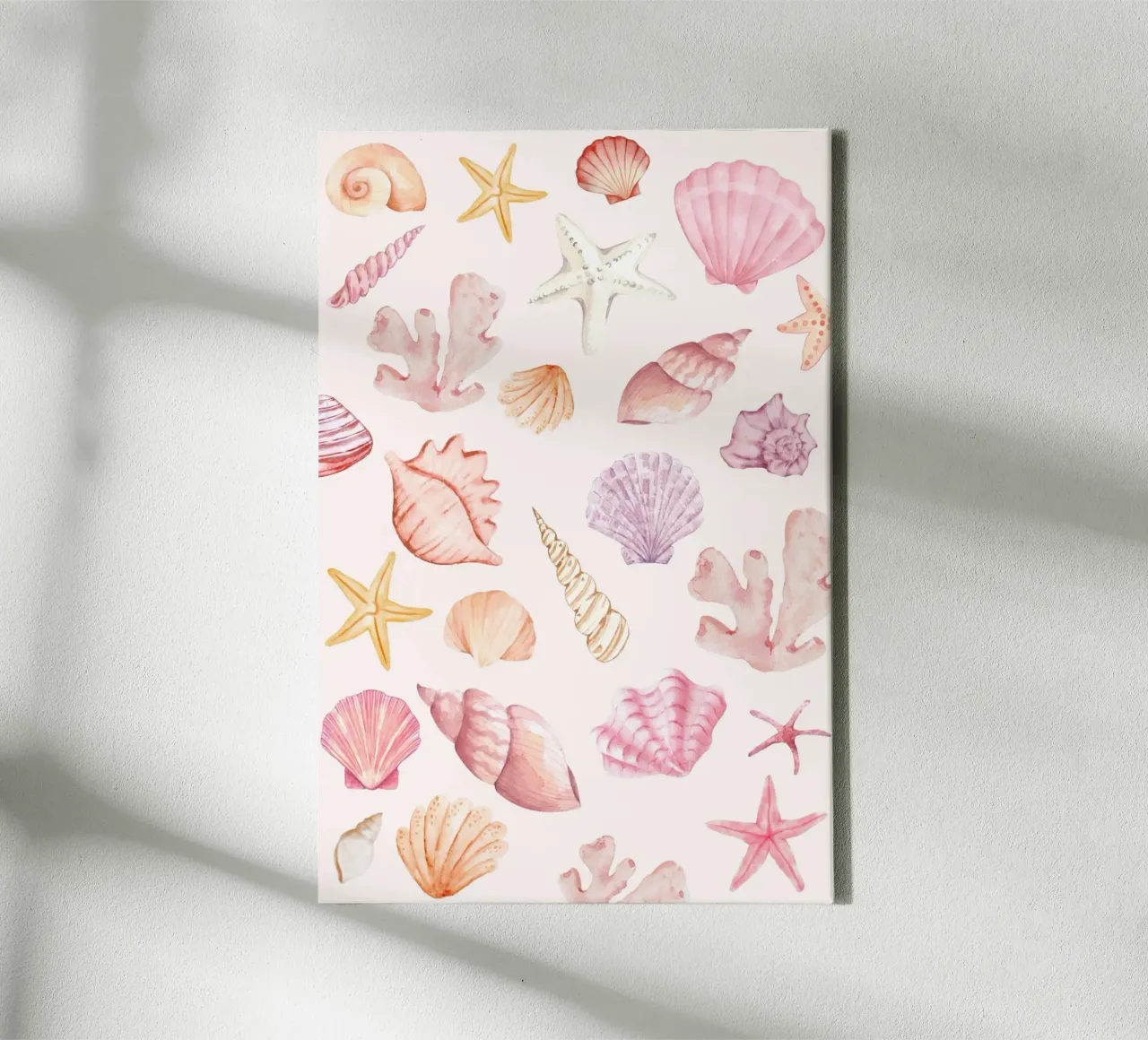 Sea Shell Print, Italy Print canvas by Boheme