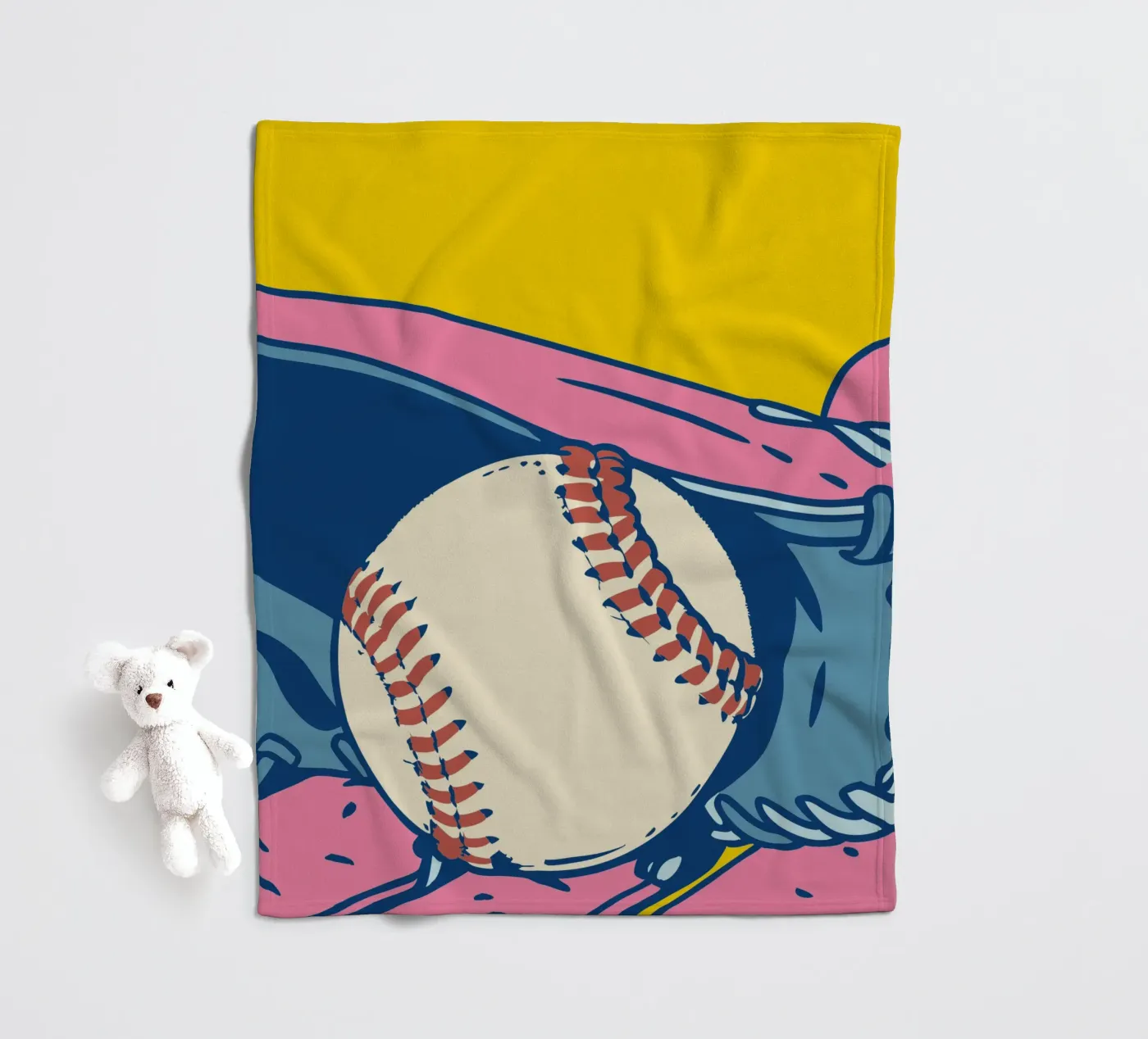 Baseball Fleecedecke von SPORTS ONLY