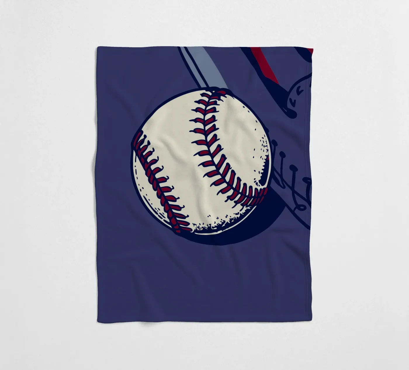 Baseball fleecedeken van SPORTS ONLY