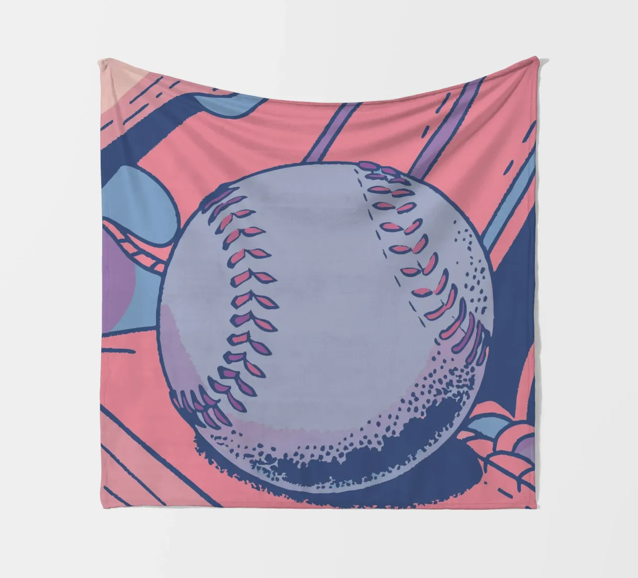Baseball Fleecedecke von SPORTS ONLY