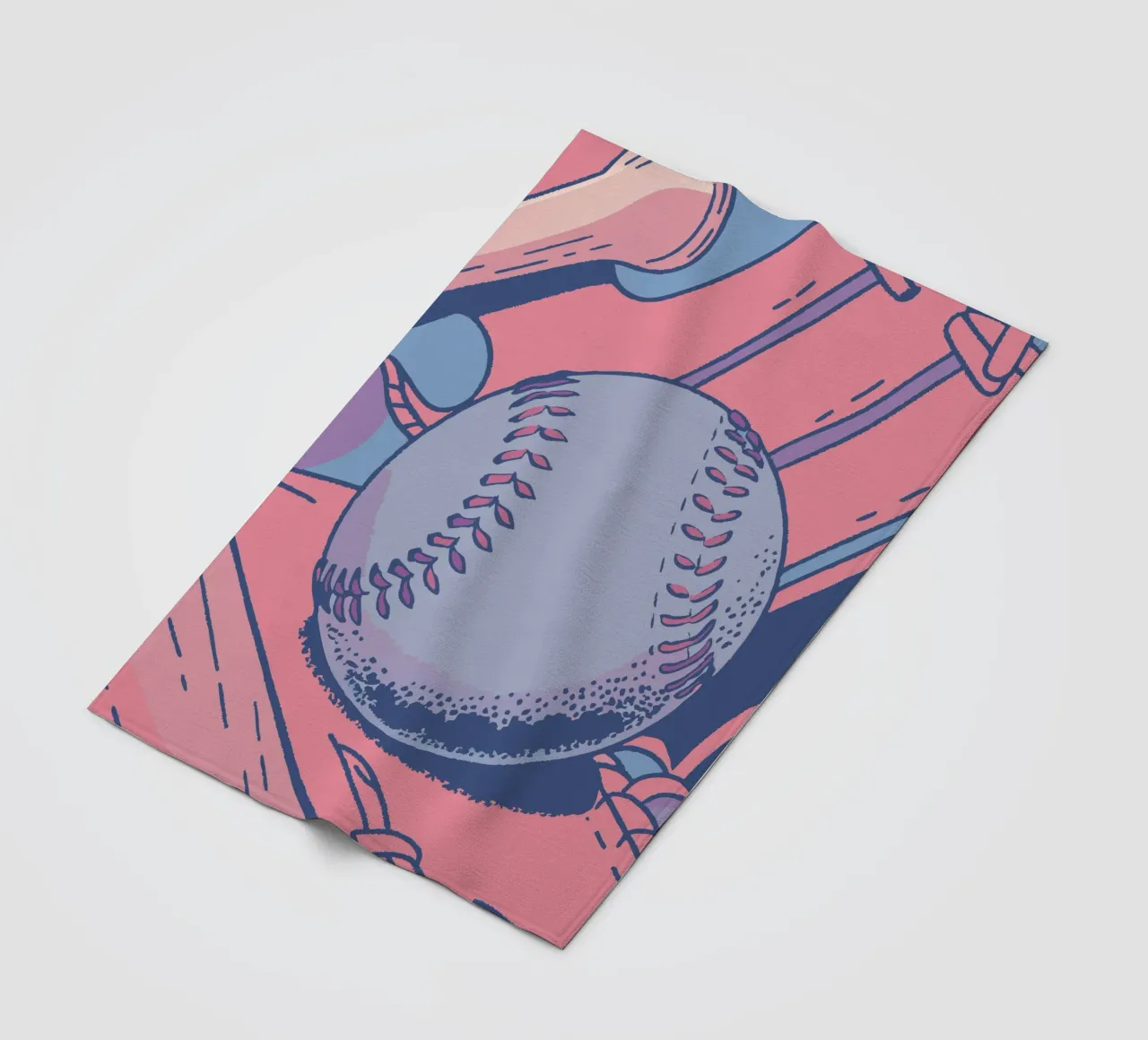 Baseball Fleecedecke von SPORTS ONLY