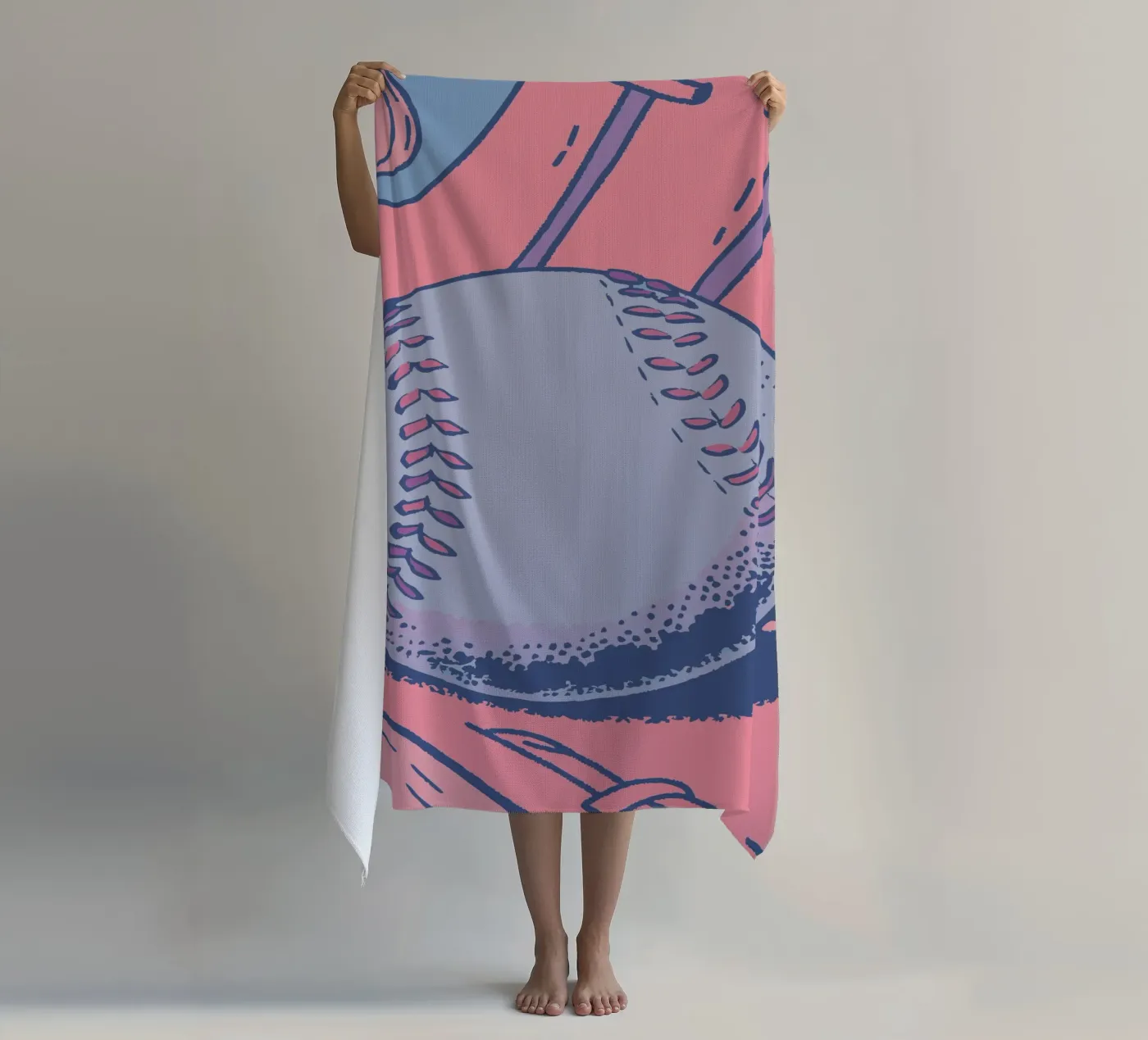 Baseball beach towel by SPORTS ONLY