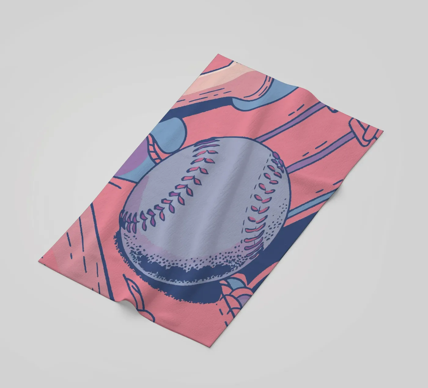Baseball beach towel by SPORTS ONLY