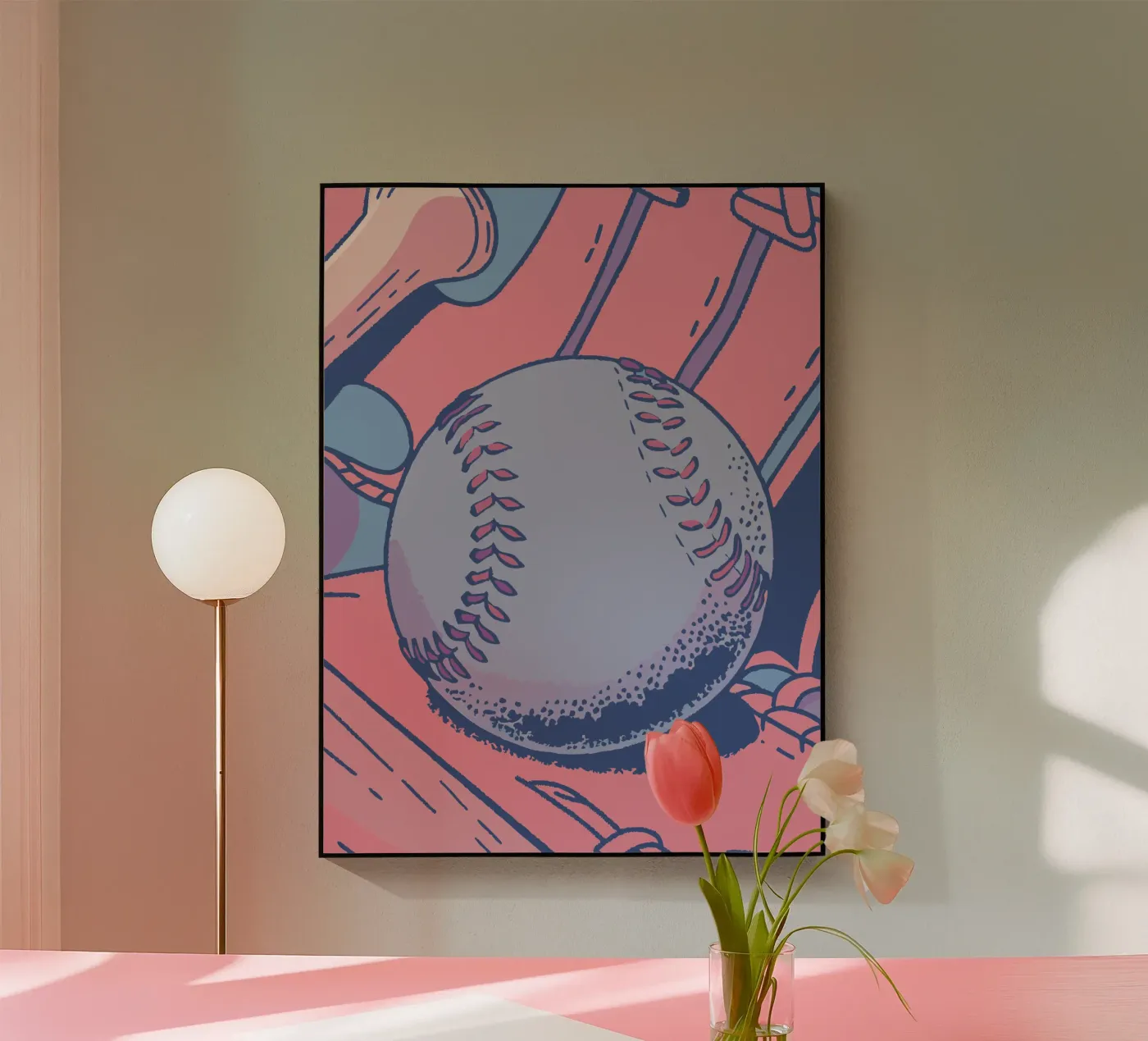 Honkbal acryl van SPORTS ONLY