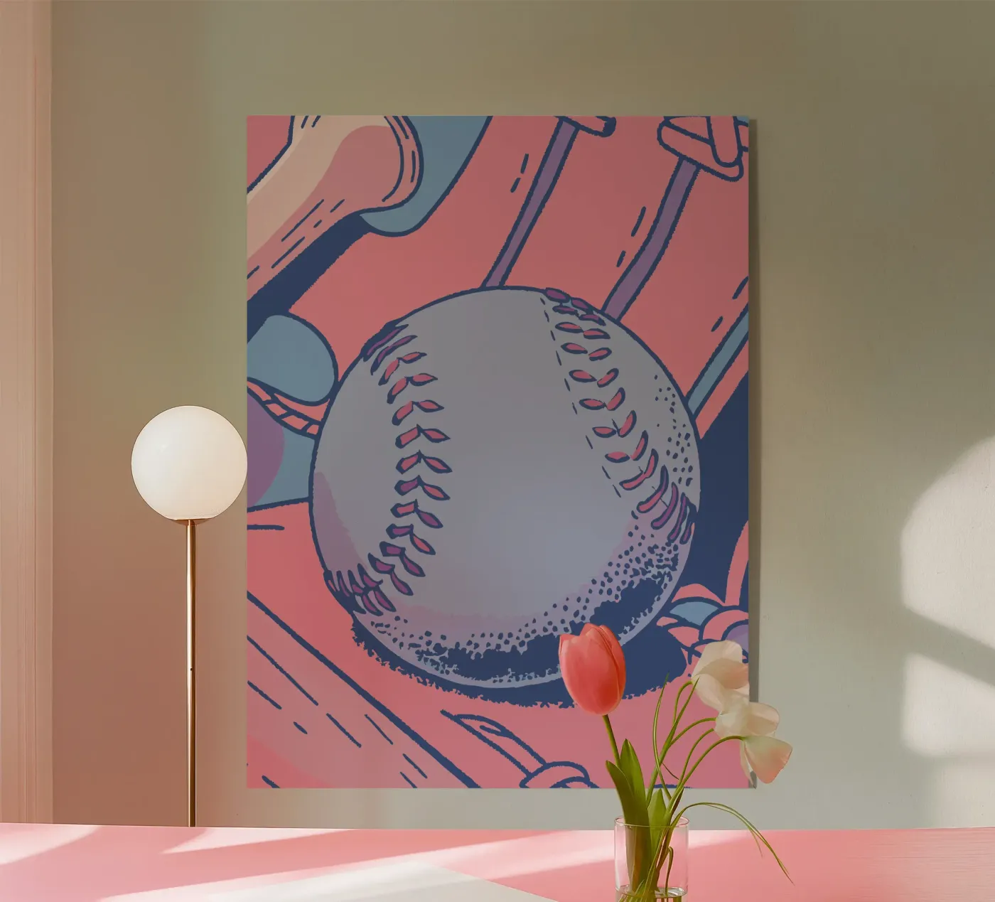 Honkbal acryl van SPORTS ONLY