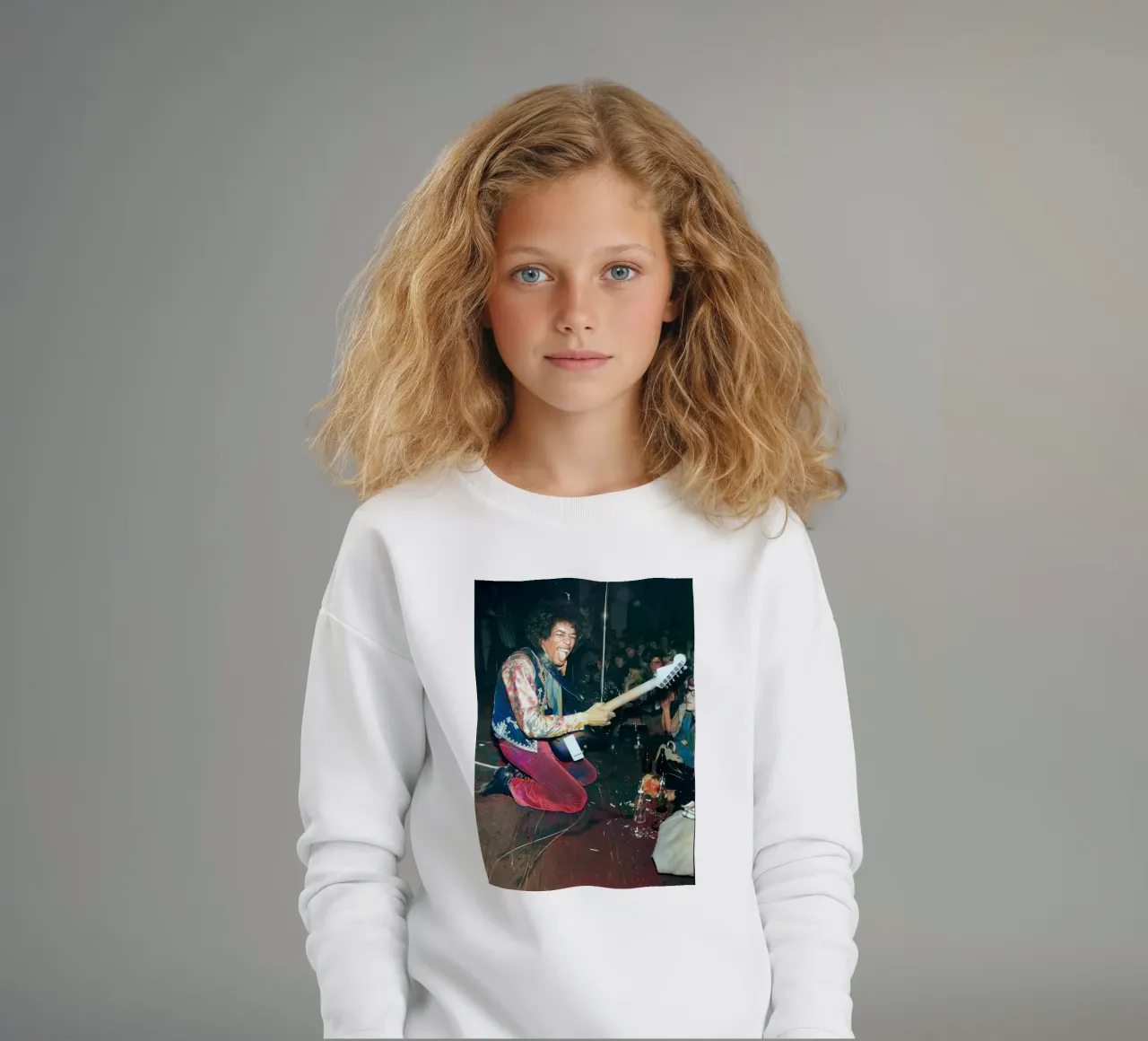 Jimi sul palco felpa bambino da Alex happy shop