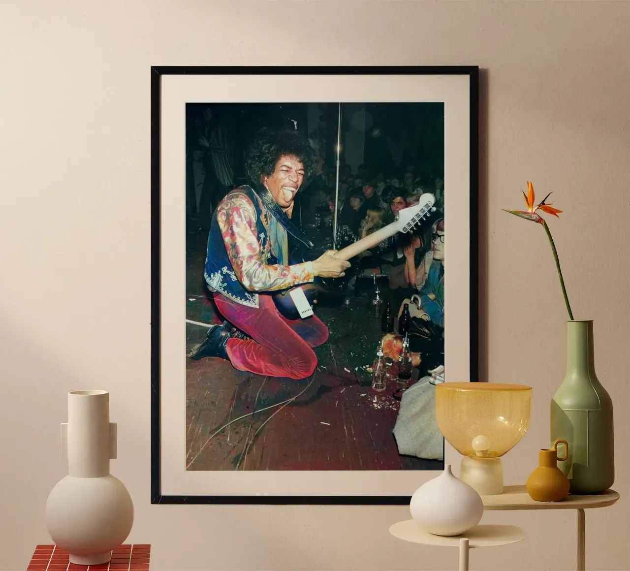 Jimi sul palco carta hahnemühle da Alex happy shop