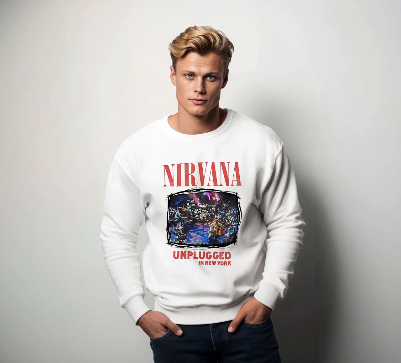 Nirvana unplugged felpa da adamlefff