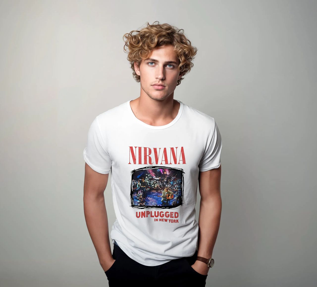 Nirvana unplugged t-shirt da adamlefff