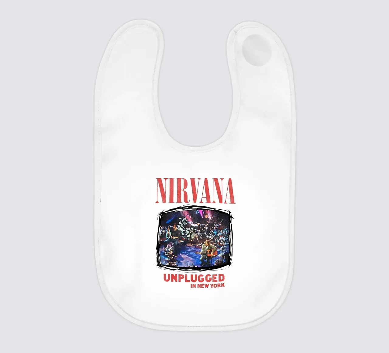 Nirvana unplugged babero de adamlefff