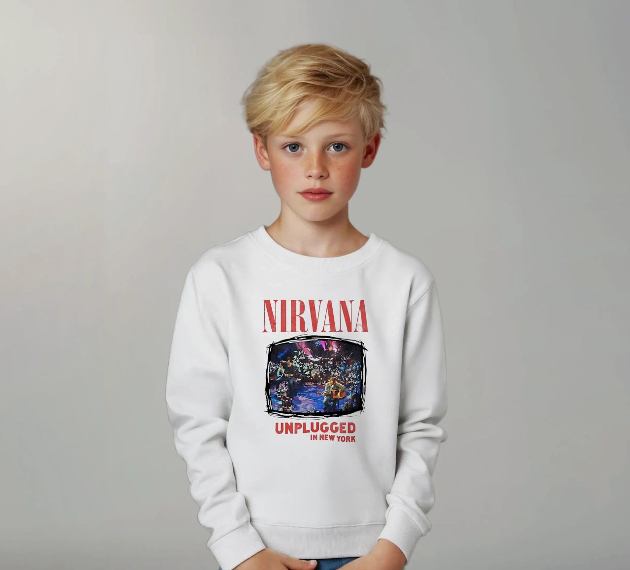 Nirvana unplugged felpa bambino da adamlefff