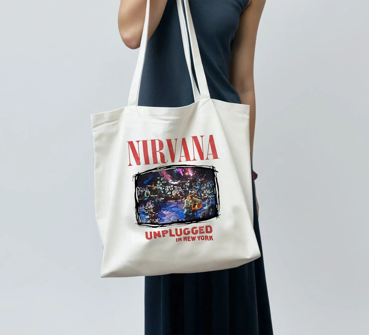 Nirvana unplugged borsa in juta da adamlefff