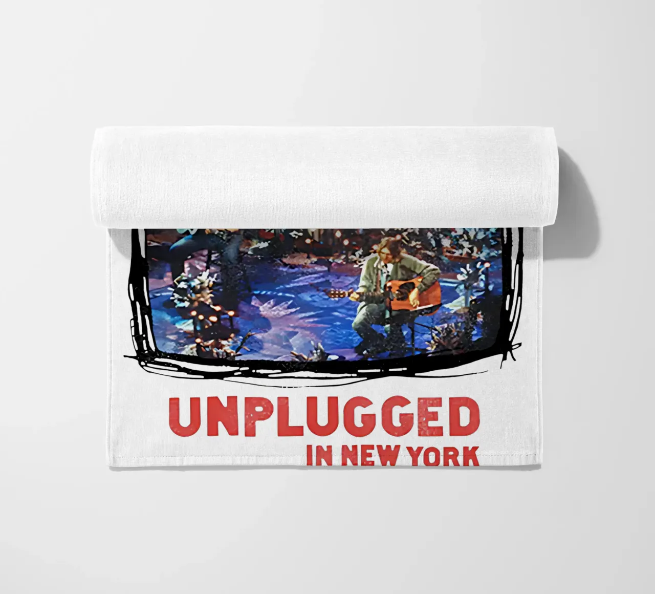 Nirvana unplugged toalla de playa de adamlefff