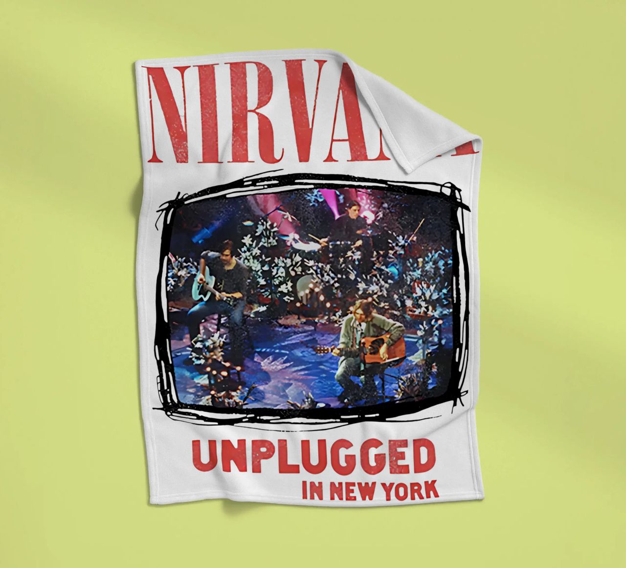 Nirvana unplugged coperta in pile da adamlefff