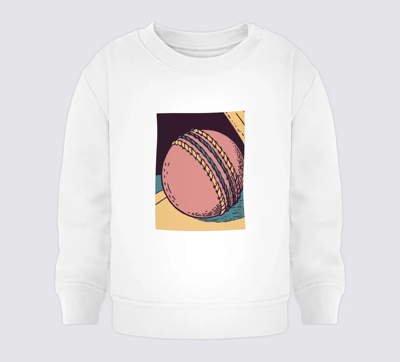 Palla da cricket felpa neonato da SPORTS ONLY