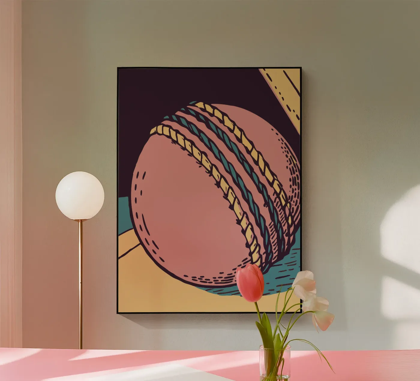 Palla da cricket plexiglass da SPORTS ONLY