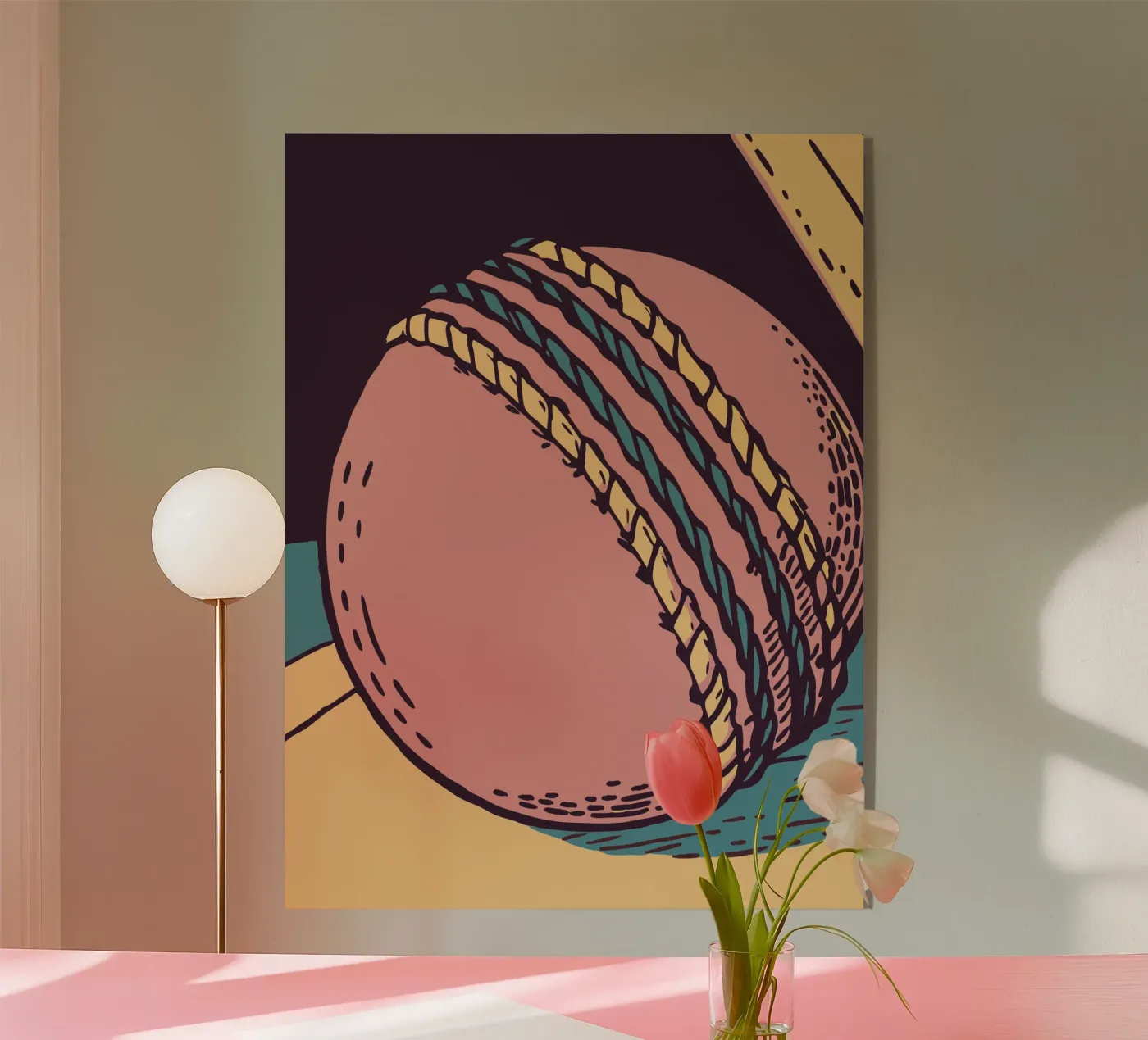 Palla da cricket plexiglass da SPORTS ONLY