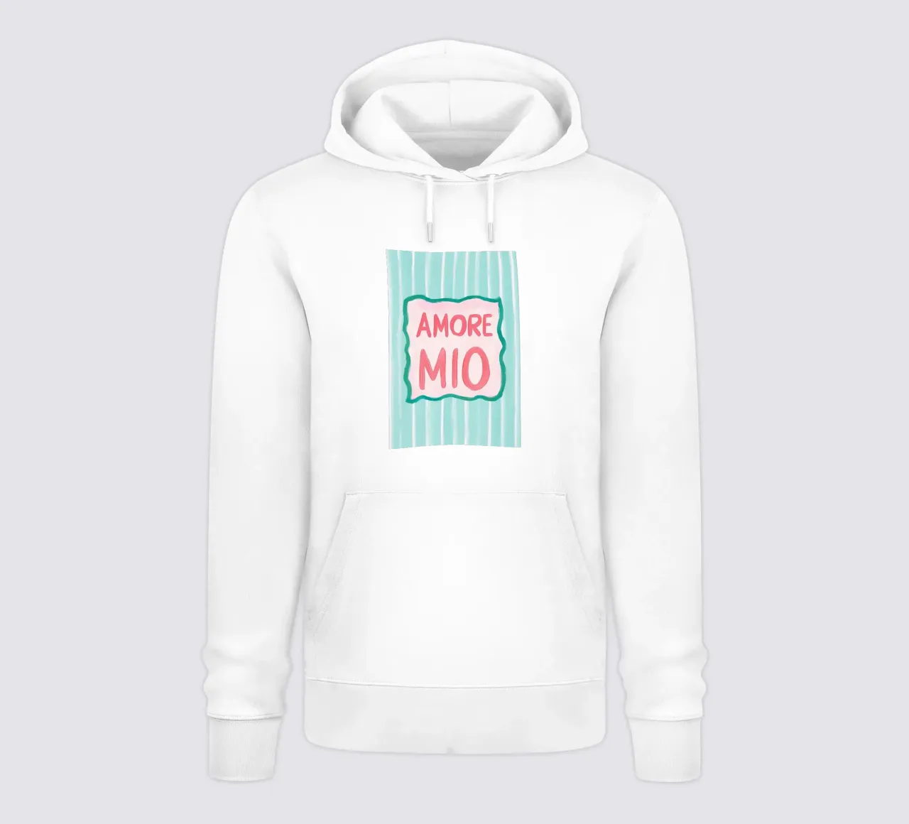 Amore Mio Poesie felpa con cappuccio da Carinaprint