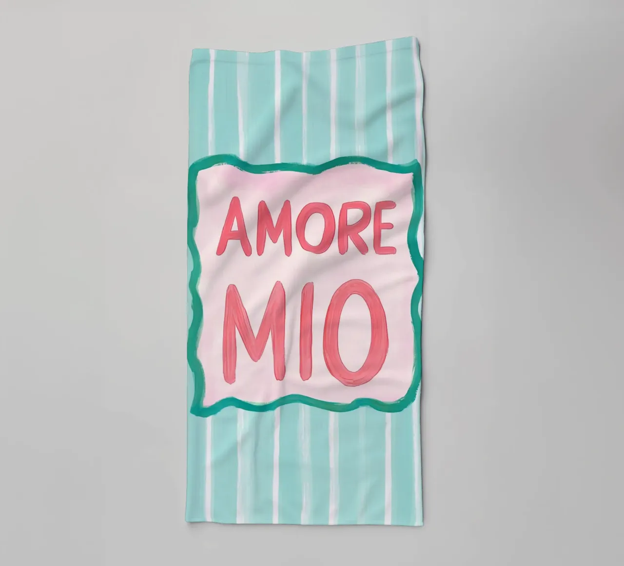 Amore Mio Poesie asciugamano da bagno da Carinaprint