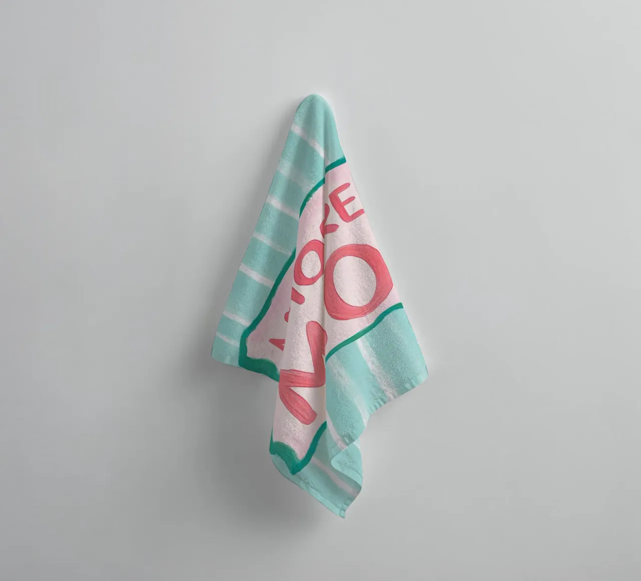 Amore Mio Poesie asciugamano da bagno da Carinaprint