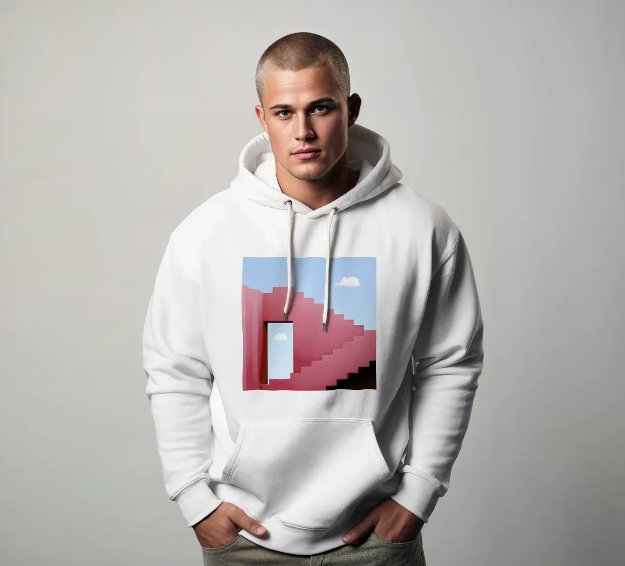 Red Maze felpa con cappuccio da Rupert Höller