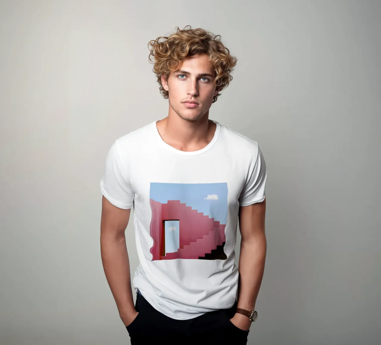 Red Maze t-shirt da Rupert Höller