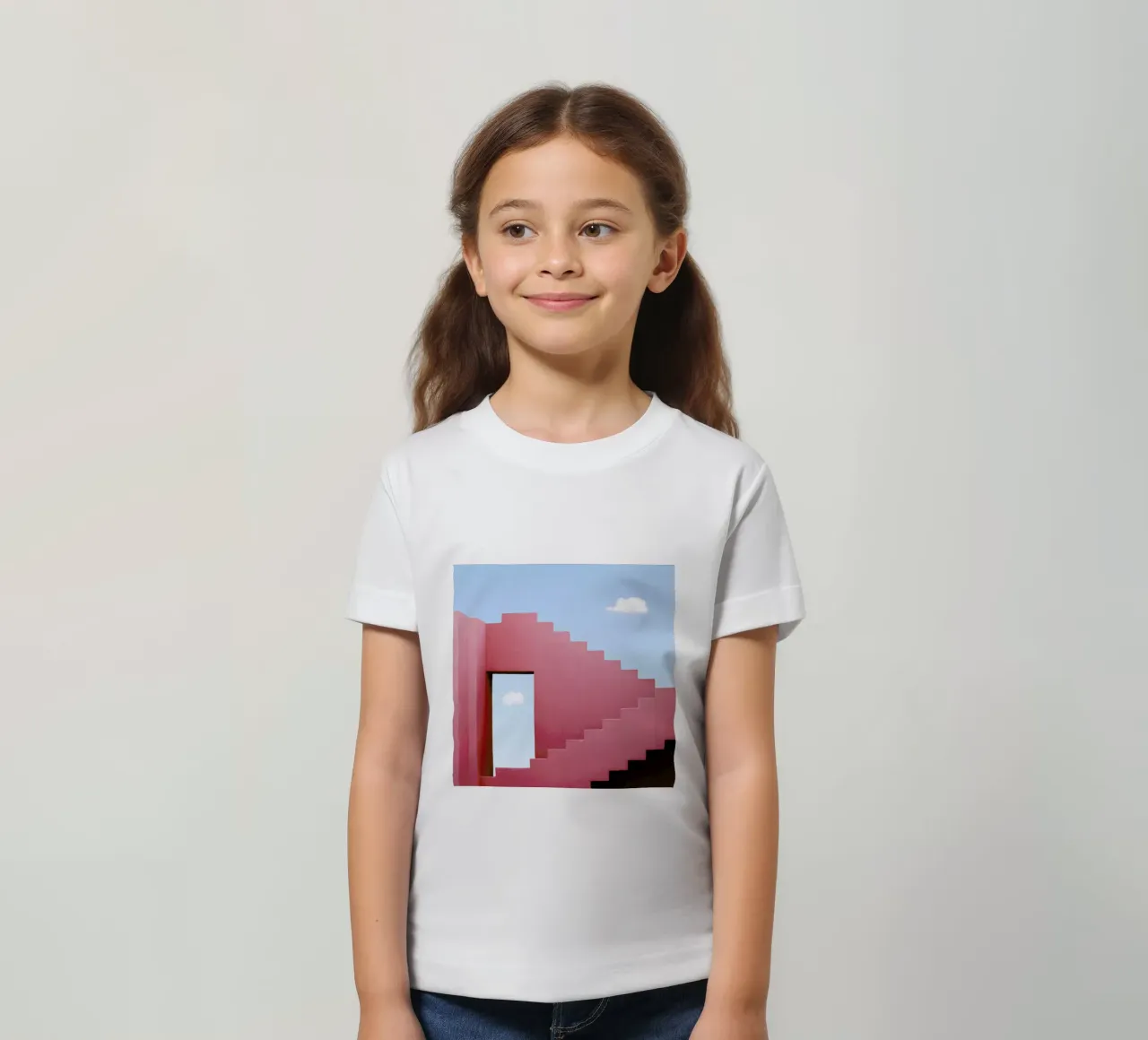 Red Maze kinder t-shirt van Rupert Höller