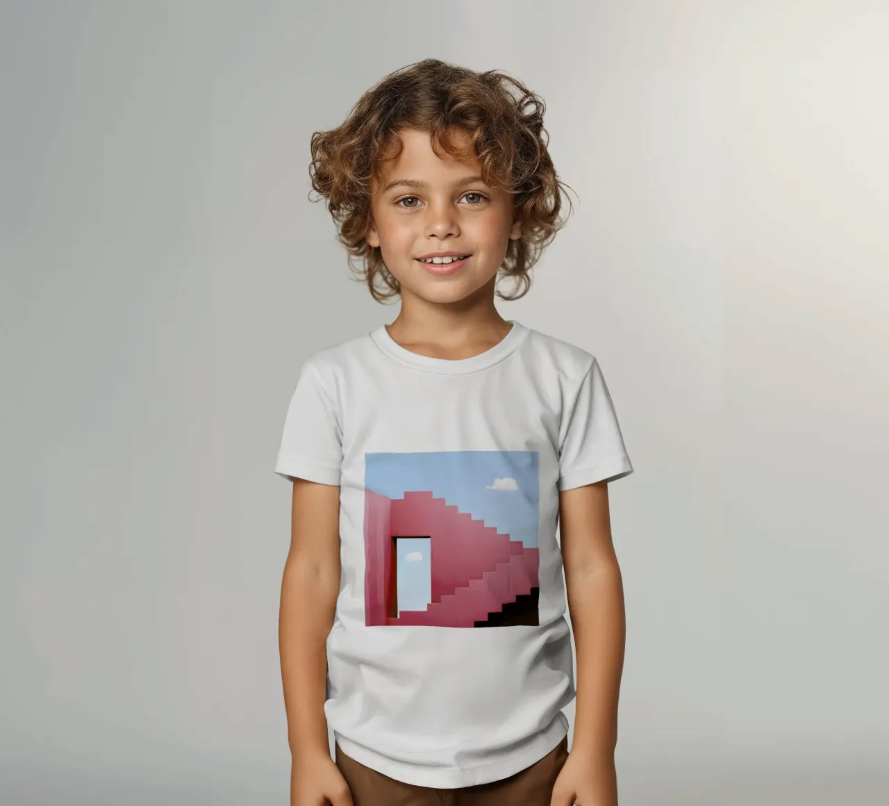 Red Maze kinder t-shirt van Rupert Höller