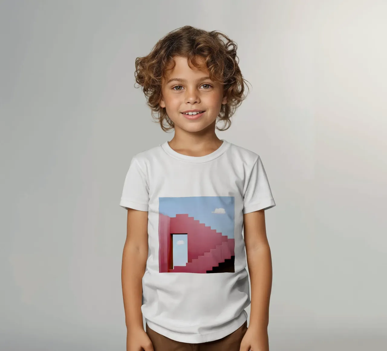 Red Maze kinder t-shirt van Rupert Höller