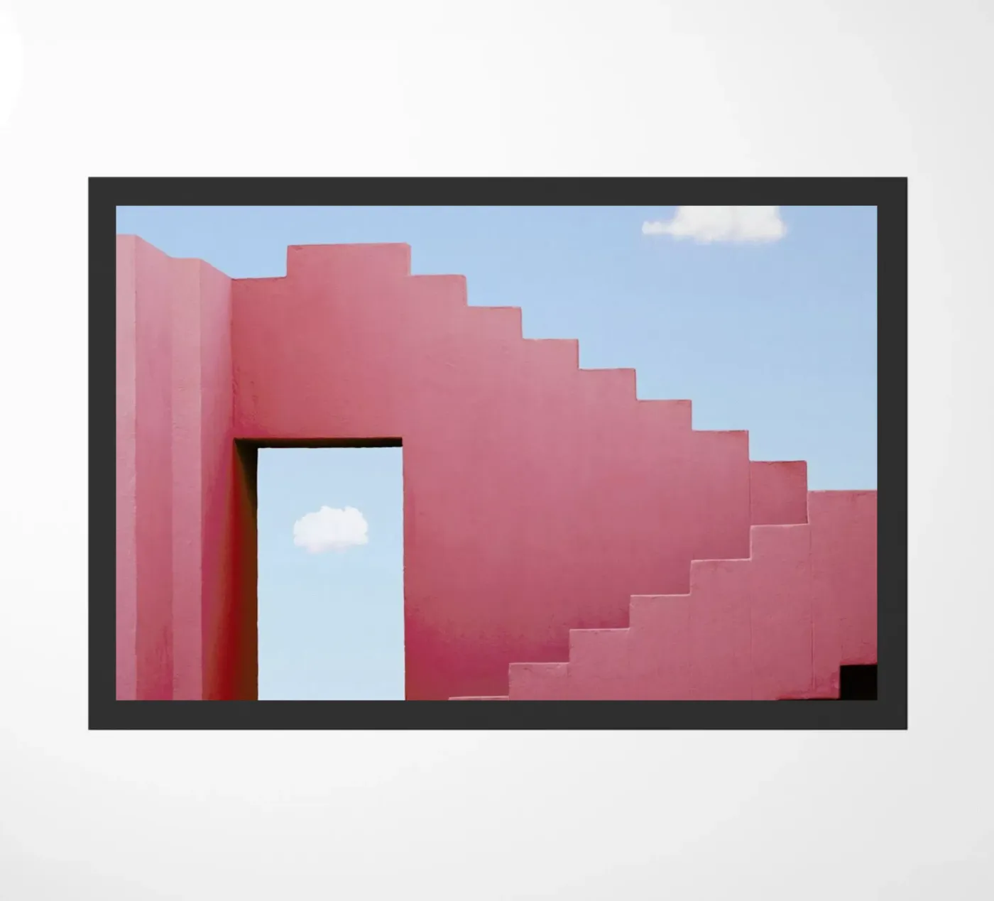 Red Maze Fußmatte von Rupert Höller