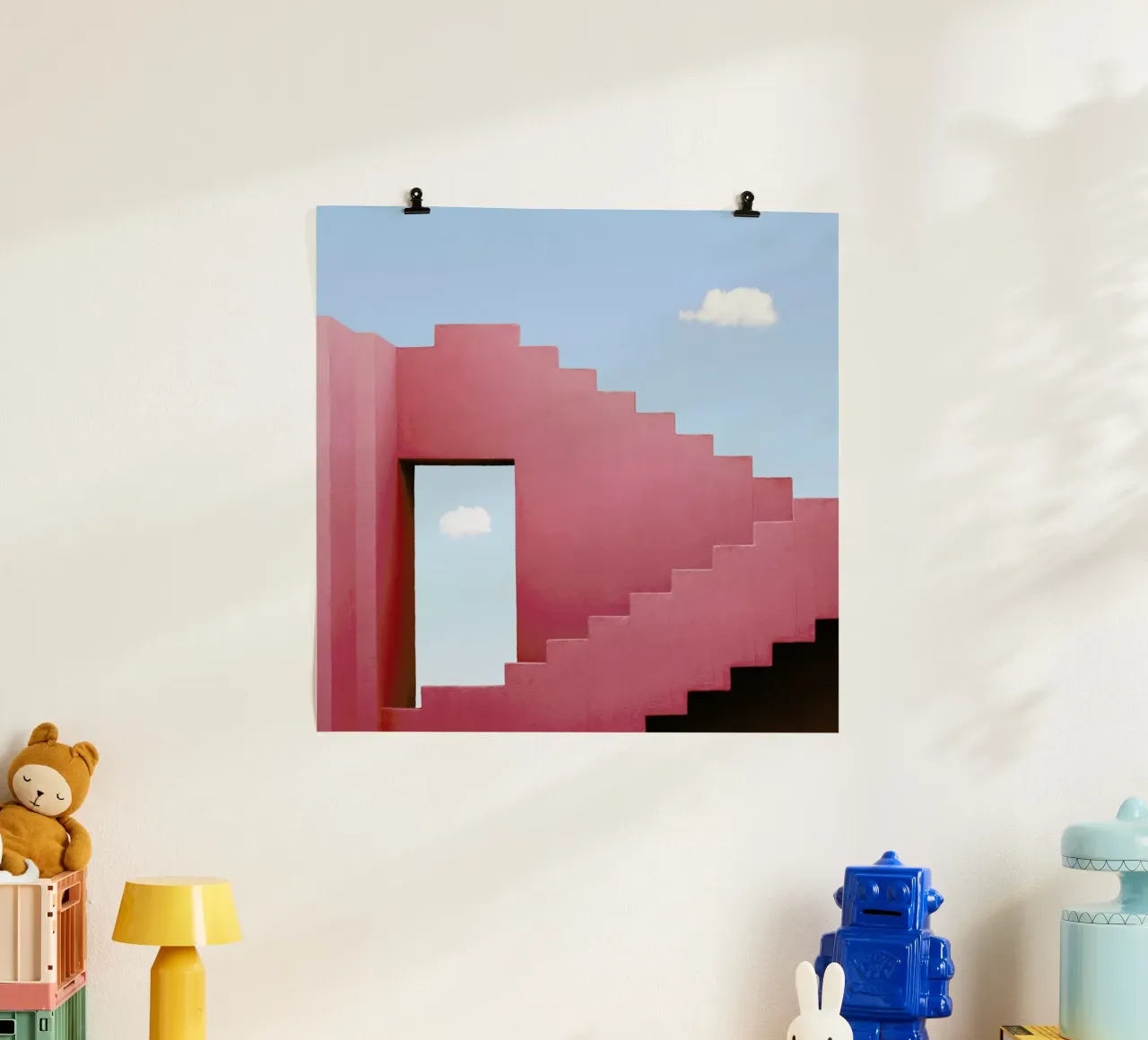 Red Maze poster van Rupert Höller