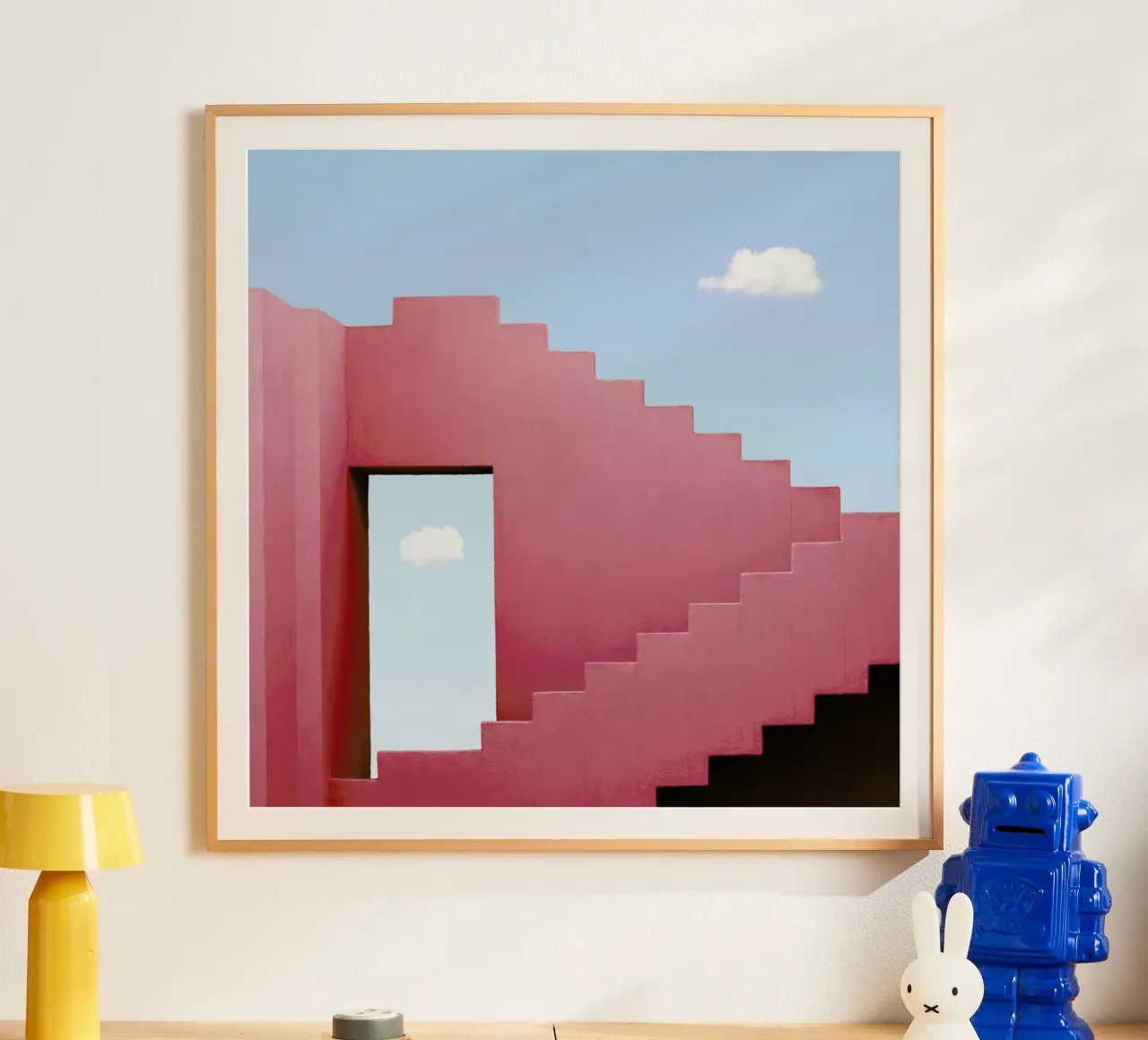 Red Maze poster van Rupert Höller