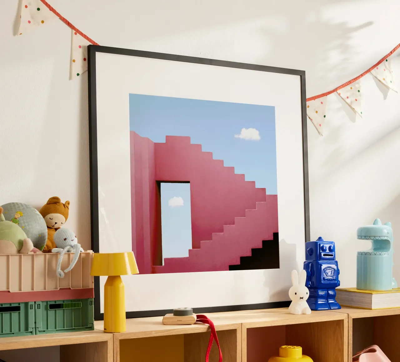 Red Maze poster van Rupert Höller