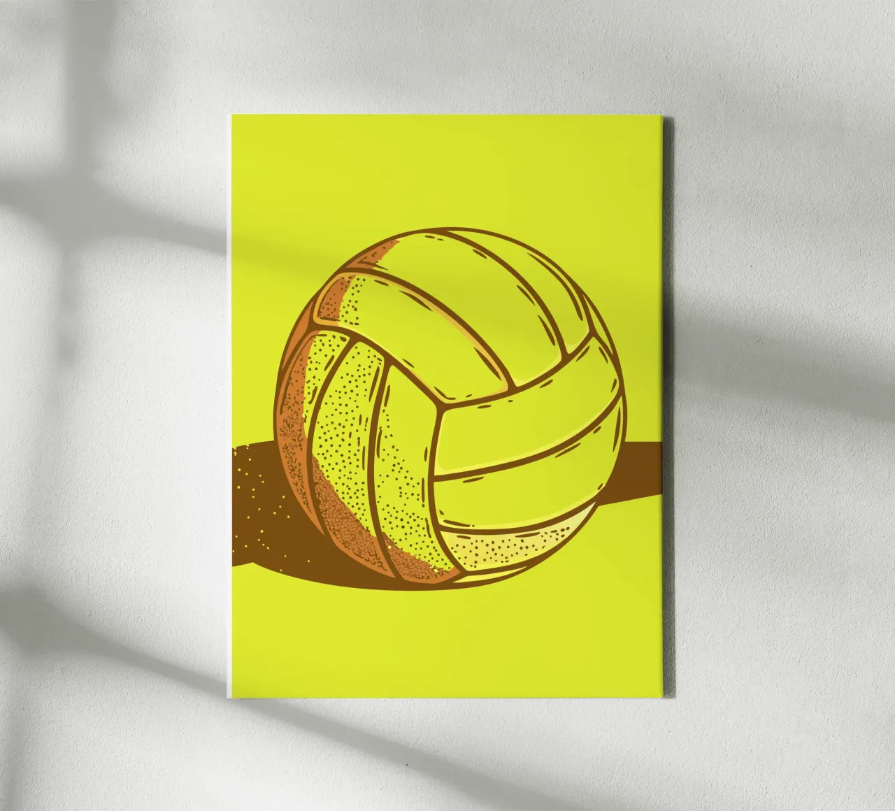 Volleybal canvas met Baklijst van SPORTS ONLY