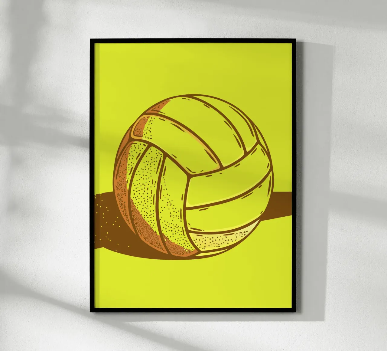 Pallavolo poster con telaio in legno da SPORTS ONLY