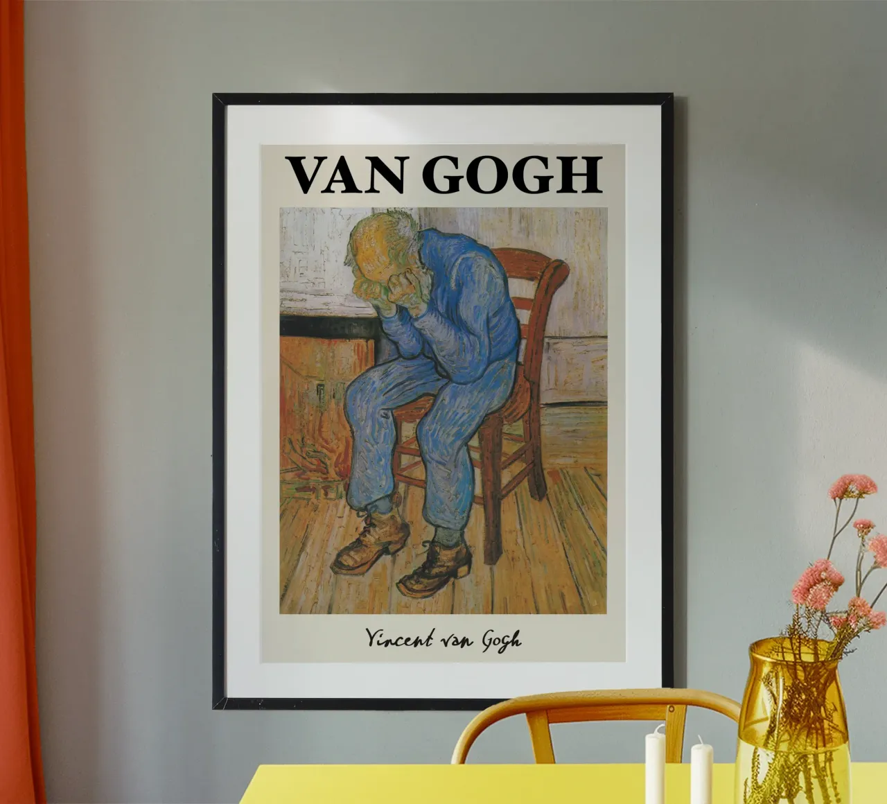 Van Gogh "Am Tor zur Ewigkeit" - Emotionaler Post-Impressionist Poster von NorwesClub