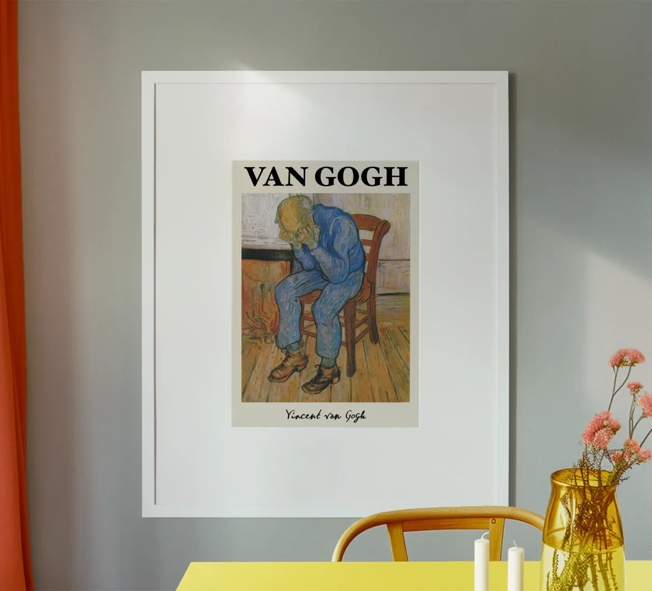 Van Gogh "Am Tor zur Ewigkeit" - Emotionaler Post-Impressionist Poster von NorwesClub