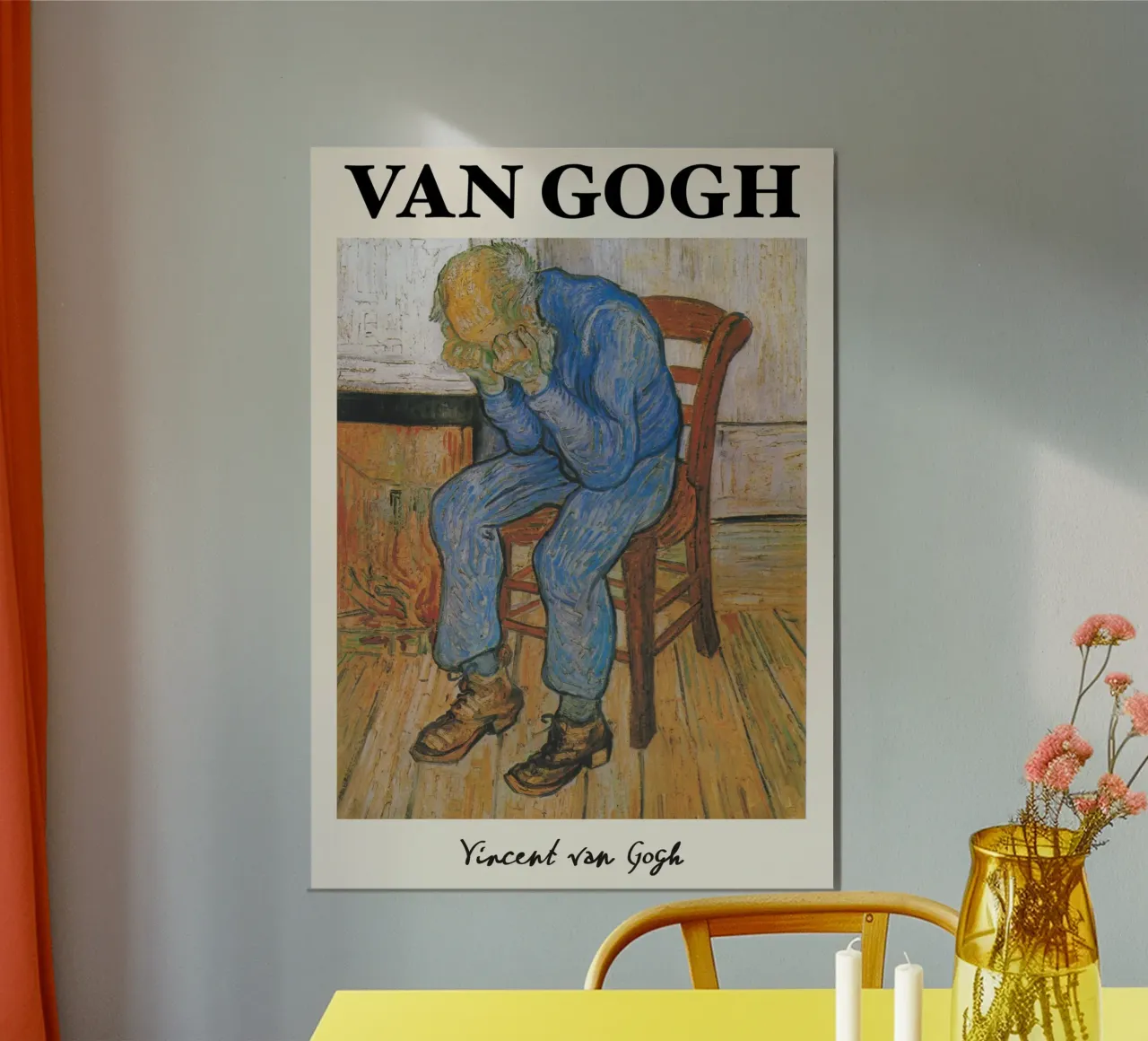 Van Gogh "Am Tor zur Ewigkeit" - Emotionaler Post-Impressionist Poster von NorwesClub