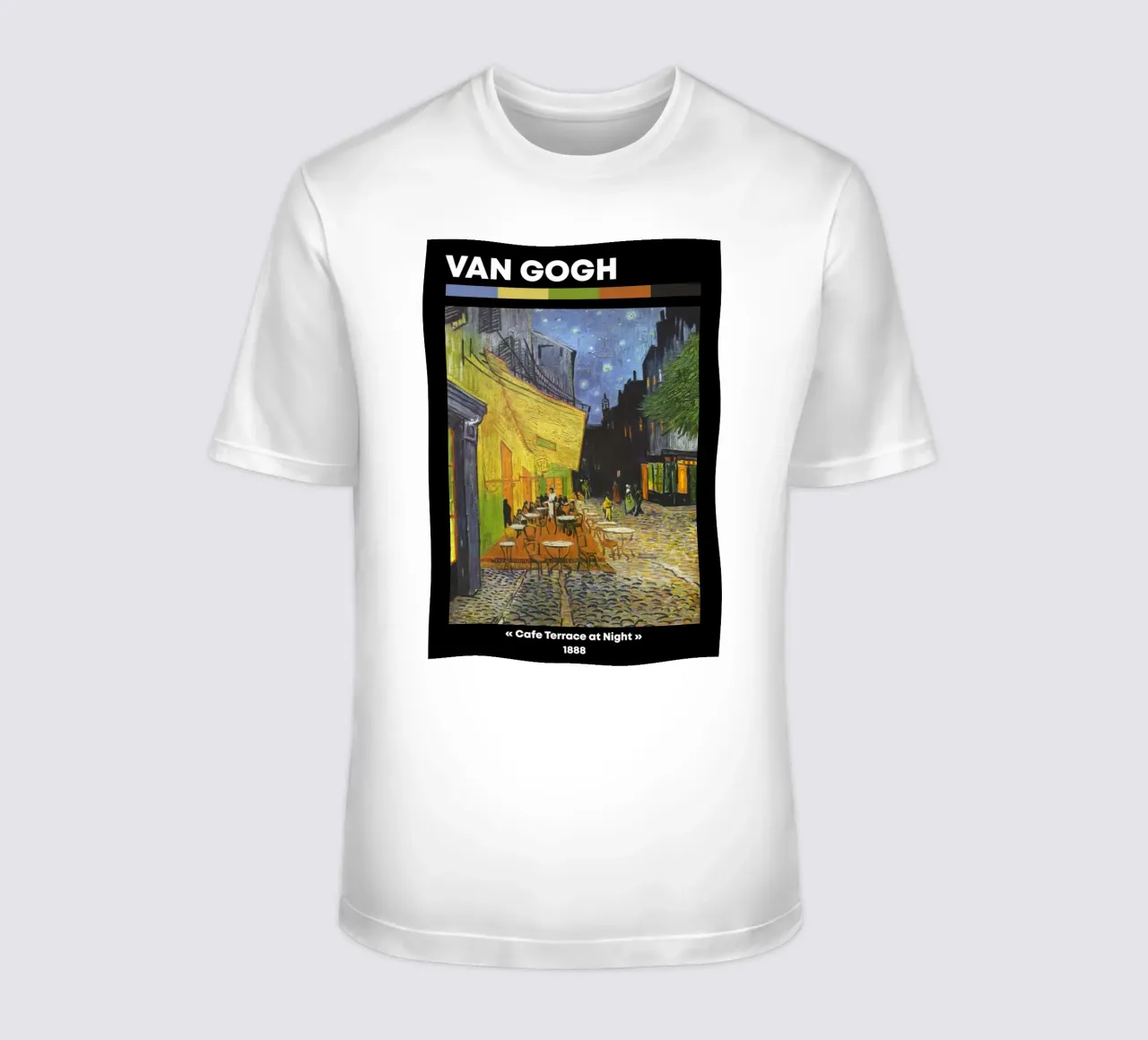 Van Gogh: Terrazza del caffè di notte - Vibrante post-impressionista t-shirt da NorwesClub