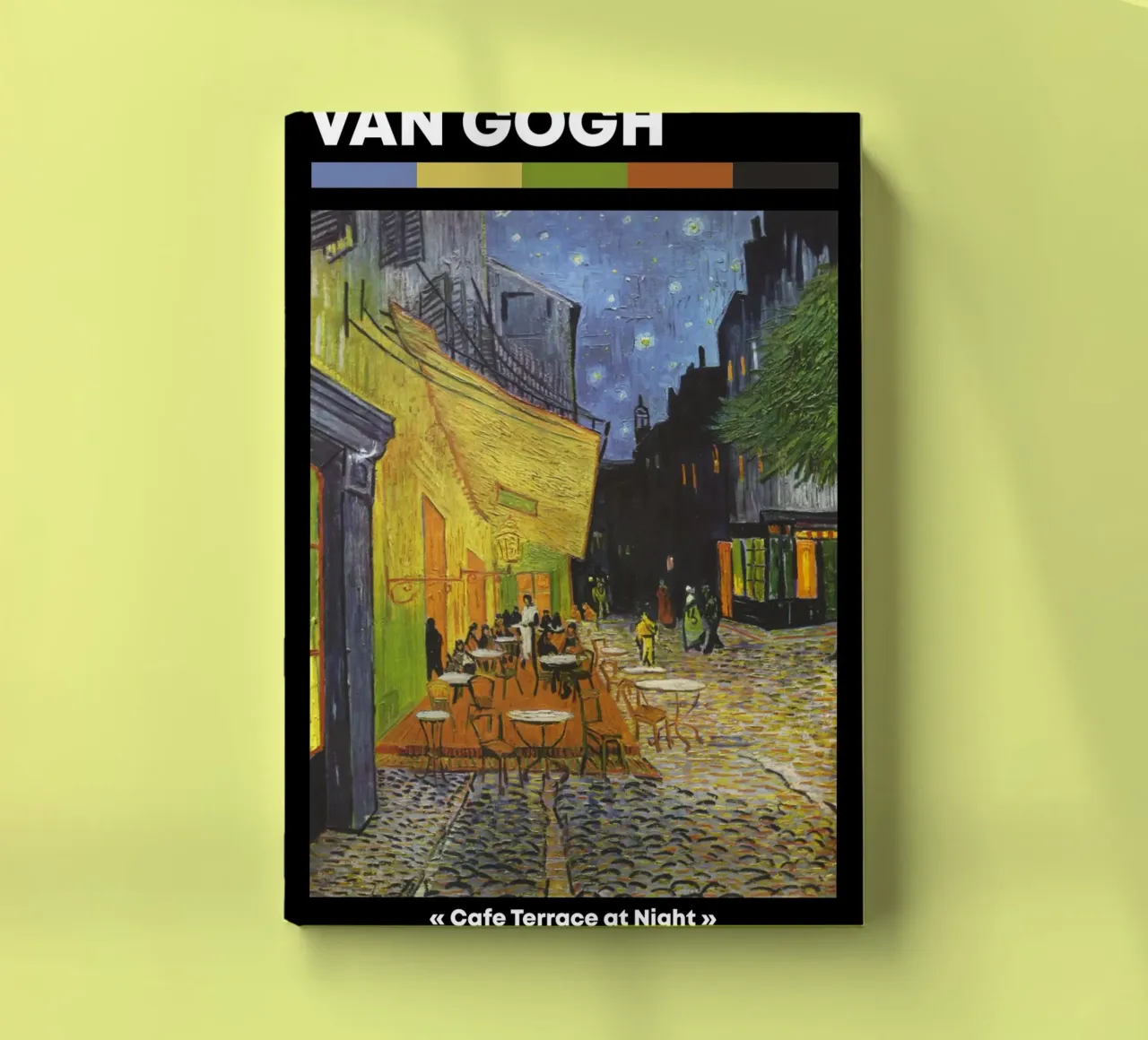 Van Gogh: Café Terrace at Night - Vibrant Post-Impressionist notebook by NorwesClub