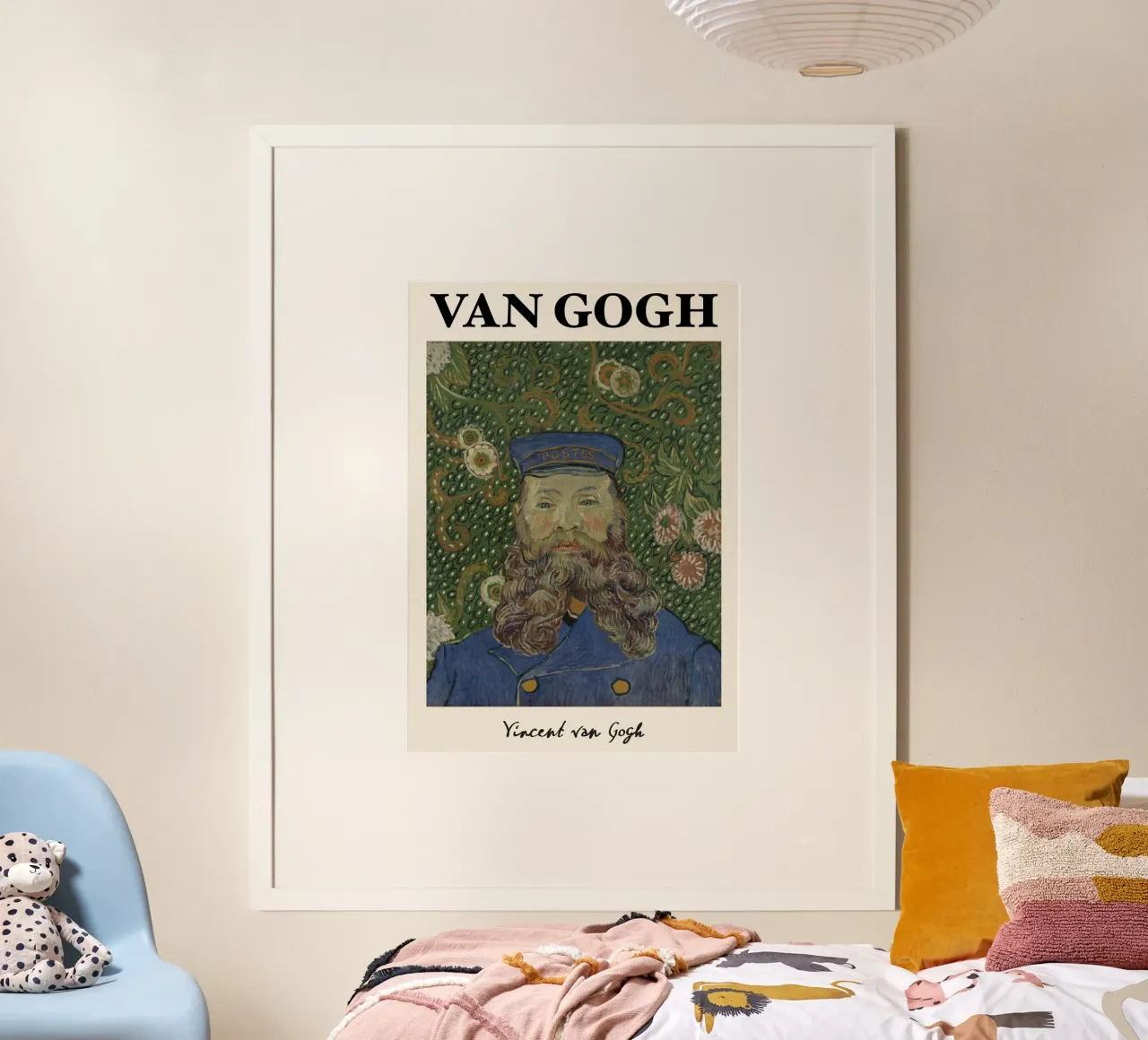 Van Gogh : Le facteur Roulin - Un portraitisme post-impressionniste vibrant poster de NorwesClub