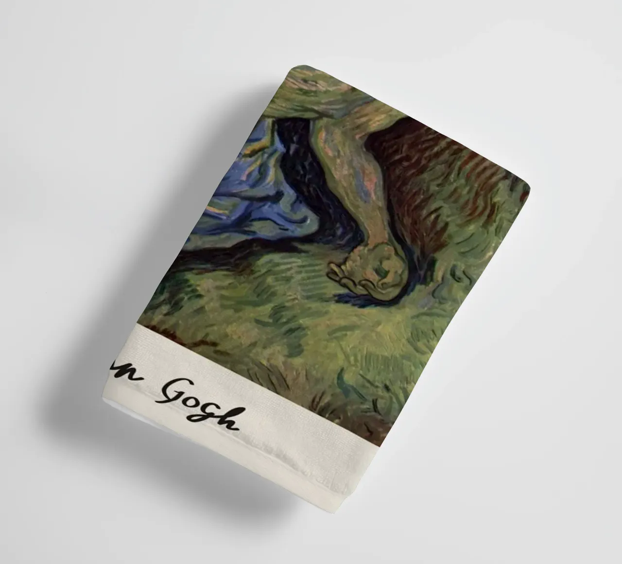 Van Gogh: Pietà - Expressive Post-Impressionist Devotion asciugamano da bagno da NorwesClub