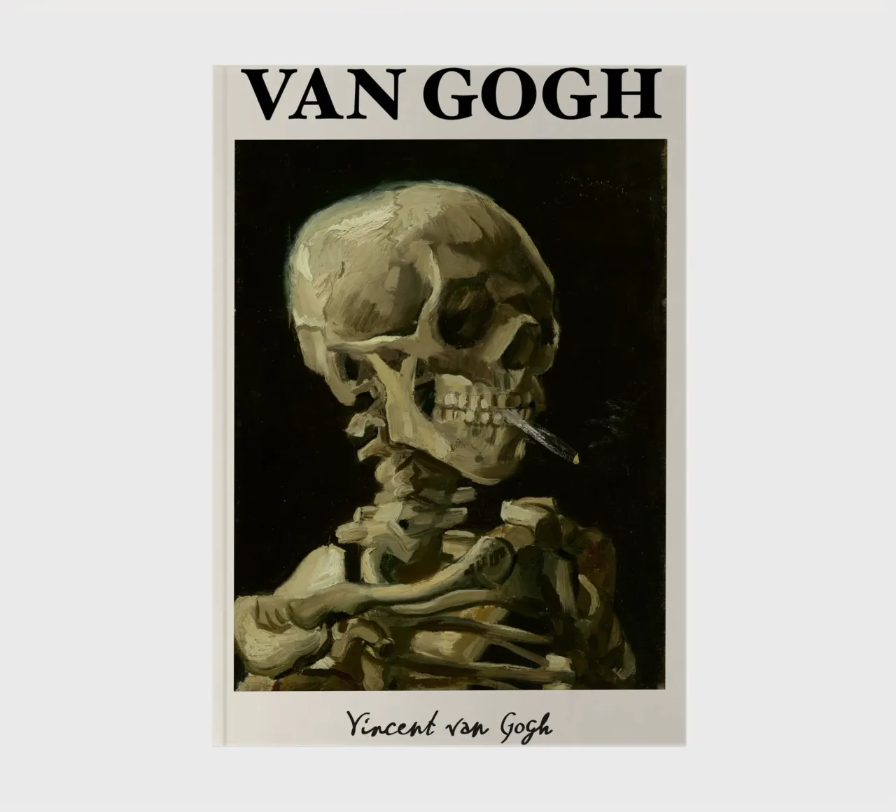 Van Gogh: Skeleton with Burning Cigarette - Post-Impressioni notebook by NorwesClub