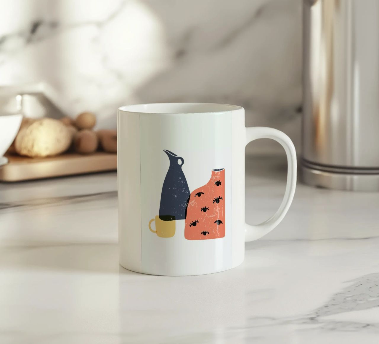 Terracotta Vases ceramic mug by Pure
