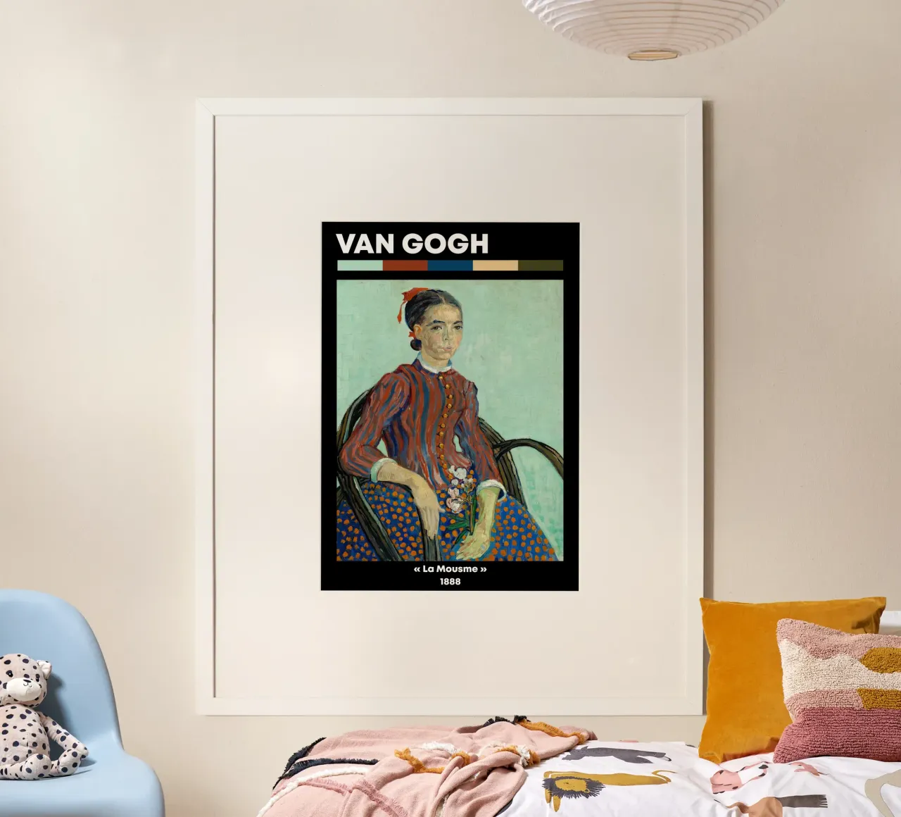 Van Gogh: Die Mousmé (1888) - Post-Impressionist, Porträt Poster von NorwesClub
