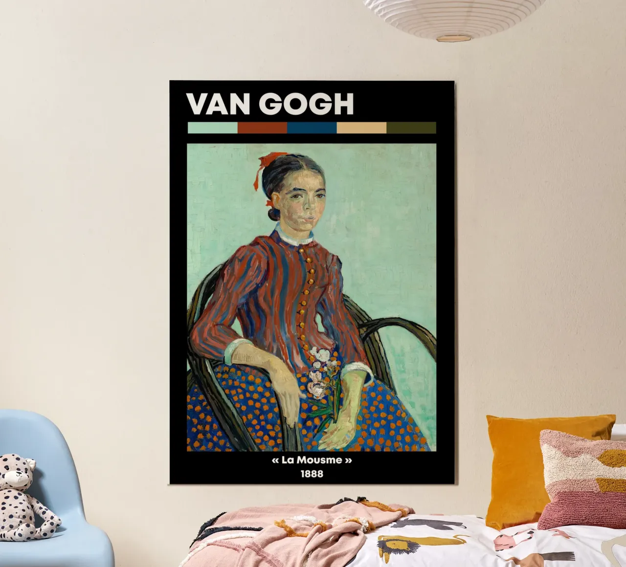Van Gogh: Die Mousmé (1888) - Post-Impressionist, Porträt Poster von NorwesClub