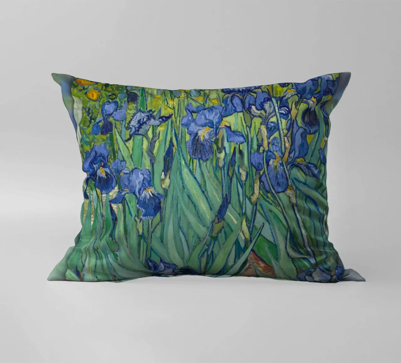 Van Gogh: Irises (1889) - Postimpresionista, Floral, Naturaleza cojín de NorwesClub