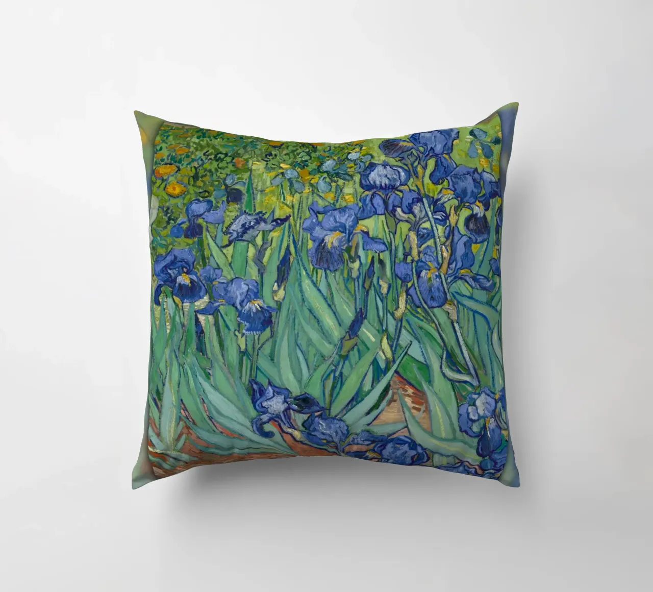 Van Gogh: Irises (1889) - Postimpresionista, Floral, Naturaleza cojín de NorwesClub